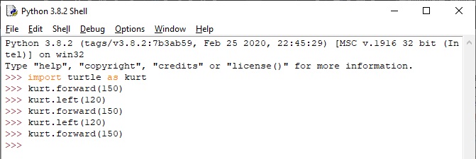 Python For Kids lesson screenshot: Step 7-5